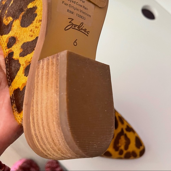 Zodiac Animal Print Mules Shoes - Picture 9 of 15